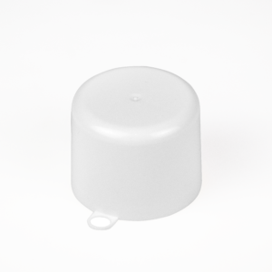 TAMPA AEROSSOL 57 SEMI RETA COM ARGOLA BRILHANTE PARA ESPUMA PU EXPANSIVA